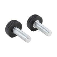 Kupo Plastic Head Thumb Screw 1/4-20" x 3/4" (19.05mm) Set of 2