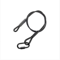 Kupo 50kg black heavy duty safety wire 100cm