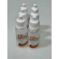 LENSGO Box of 6 replacement liquid for SMOKE-B fog machine