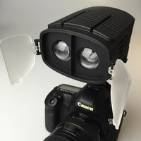 LEDGO 20W On Camera focusable Frensnel LED light with colour adjustment