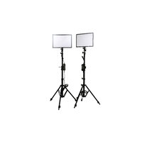 Mid Level LEDGO LUXPAD E268C twin LED light kit with stands carry bag and grids