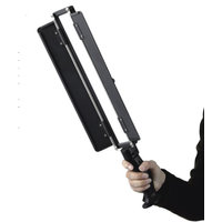 40cm handheld Edgelight strip LED with barndoors variable colour 2 batteries 1 charger and case