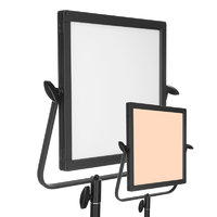 Lishuai C518ASV 36cm 1x1 EdgeLight LED Panel Variable Colour 2 Batteries 1 Charger & Carry Case