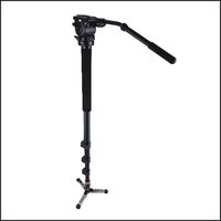 E-Image Carbon Fiber Fluid Video Monopod With Pan Head