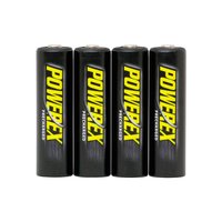 Maha Powerex Precharged AA 2600 mAh batteries, 4pack with case