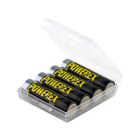 Powerex PRO AA 2700mAh Rechargeable Batteries, 4 Pack with case