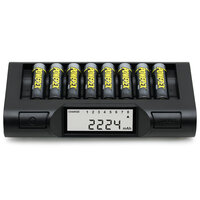 Maha Powerex MH-C980 Turbo Eight AA/AAA NiMH Battery Charger Analyser