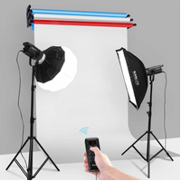 Nanlite BE-4R motorised background kit 4 roll with wireless remote control