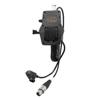 Nanlite BT-BG-XLR4 V-Mount Battery Handle Grip for Forza 150 150B with 4 pin XLR