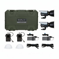 Nanlite FC-120C RGB LED Light 2KIT with protector roller case