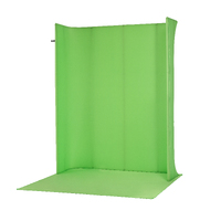 Nanlite LG-1822U 1.8m wide U shaped Chromakey Green Screen self Standing Kit