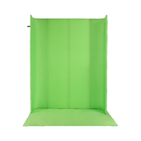 Nanlite 1822U self standing Chromakey Green Screen kit with 4 LED strip lights