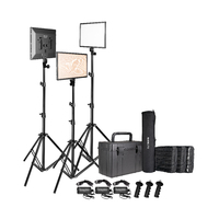 Nanlite Lumipad 25 soft LED panel 3KIT with batteries chargers stands grids and hard case