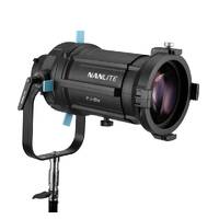 Nanlite Projection Attachment for Bowens Mount with 19 Lens Fits Forza 300 500 720 FS-300 FC-300 FC-500