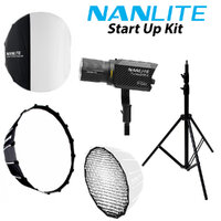 Nanlite Start Up Kit, including a Forza 60B MK II, Lantern, Soft Box, Grid and Stand