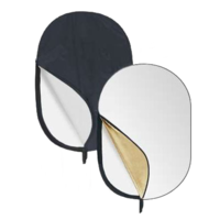 PROtog 120cm x 90cm 5 in 1 Photographic Reflector White/Silver/Gold/Black/Translucent