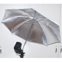 White Silver 36" Photographic Reflective Umbrella