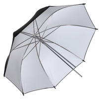 Black White 40 Photographic Reflective Umbrella