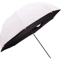 109cm 43" White/Black Portable Flash Shoot Thru Softbox Collapsible Umbrella