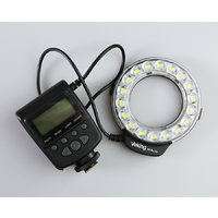 Voking LED macro ring light with 52-77mm lens threads