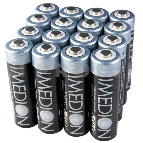 16 pack Powerex Imedion 2400mAh AA Batteries