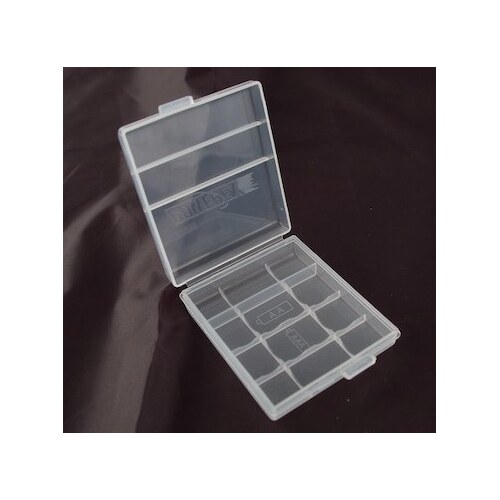 4-cell AA or AAA Battery Storage Case
