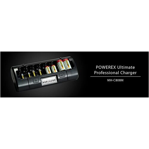Maha Powerex C808M Ultimate PRO NiMH Battery Charger for AA AAA C D