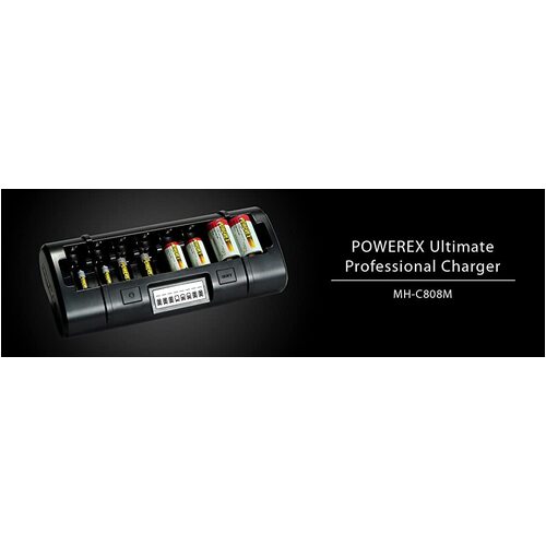 Maha Powerex C808M Ultimate Pro Charger (charge AA/AAA/C/D)