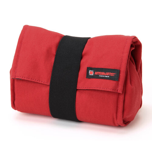 Artisan and Artist ACAM-76 Cotton Camera Pouch Red