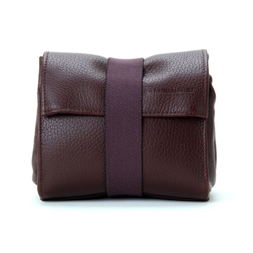 Artisan and Artist ACAM-77 Leather Camera Pouch Brown