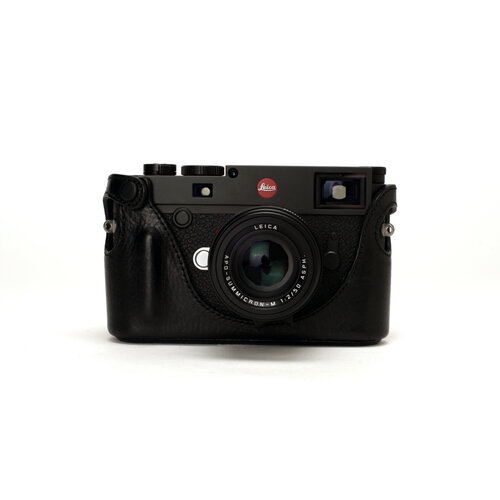 Artisan and Artist Black Leather Camera Half Case for Leica M10, M10-P, M10-D