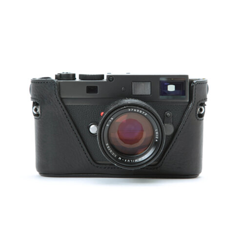 Artisan and Artist LMB-M9NA Black Leather Half Case for Leica M9 Camera