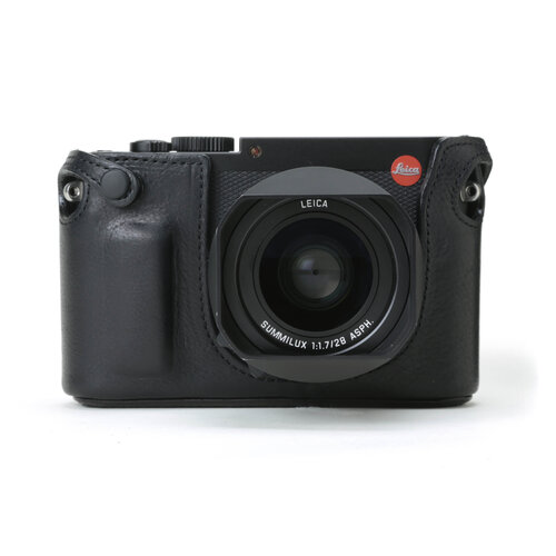 Artisan and Artist LMB-Q Black Leather Camera Half Case for Leica Q/Q2