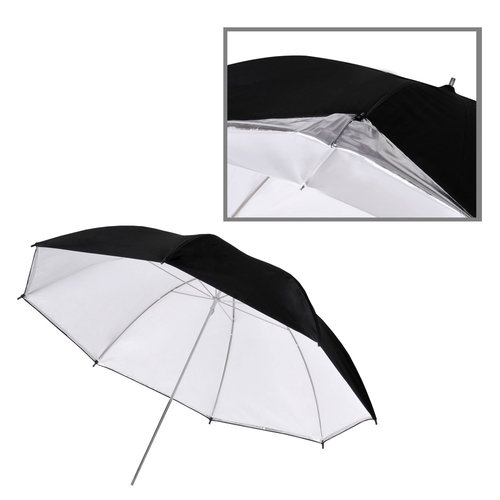 40" Convertible Umbrella with Detachable Reflective Surface