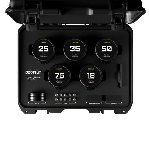 DZOFILM Arles FF/VV Prime Cine 5-Lens Kit (PL Mount, Imperial (feet))