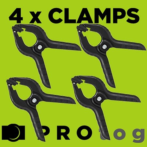 Muslin CLamps Set of 4 - Fish Shaped Clip for Securing Background Backdrops