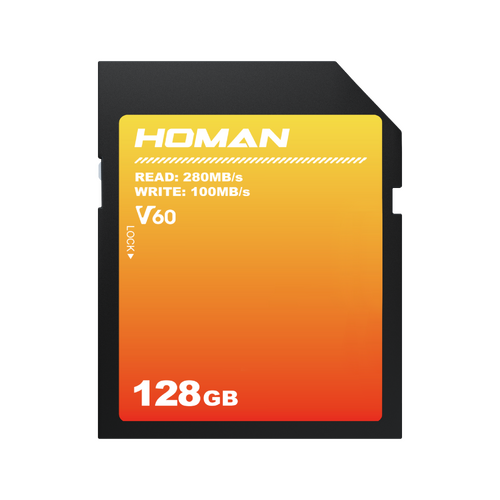 Homan UHS-II SD Card (V60) 128GB
