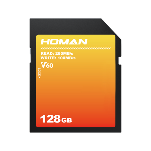 Homan UHS-II SD Card (V60) 128GB