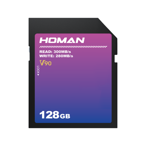 Homan UHS-II SD Card (V90) 128GB