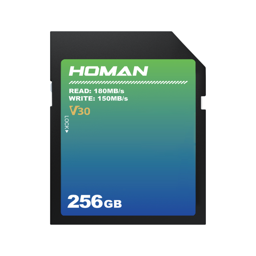 Homan UHS-I SD Card (V30) 256GB