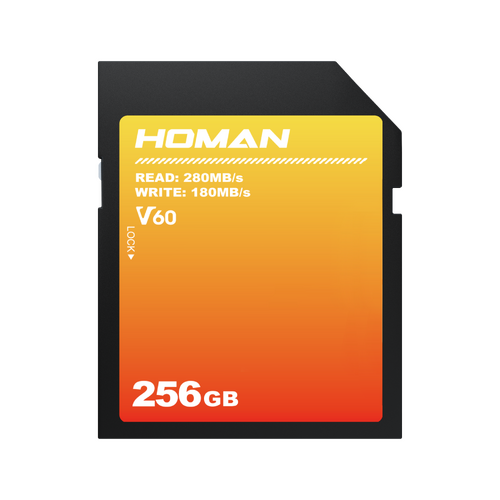 Homan UHS-II SD Card (V60) 256GB