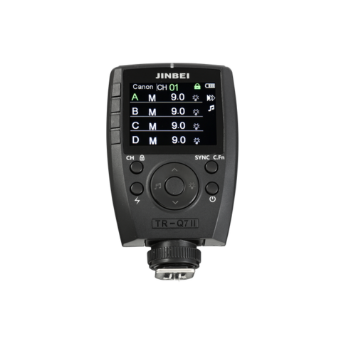 Jinbei TR-Q7II Multi Brand TTL Wireless Flash Trigger with Colour Screen