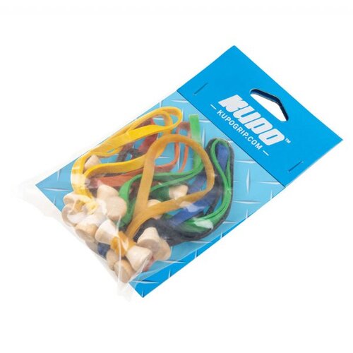 Kupo Elastic Cable Tie 10 Pack 6mm × 12.7cm Mixed