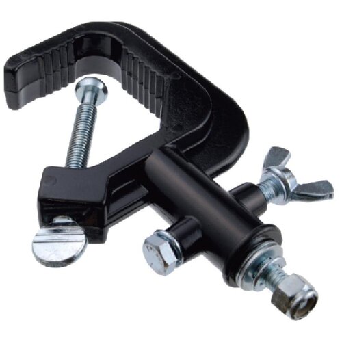 Kupo Aluminum Alloy Clamp with 5/8" Light Stud - Black