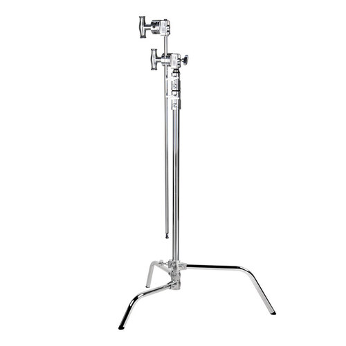 Kupo CL-30MK 30" Silver C-Stand kit with sliding leg & quick release, including grip and arm