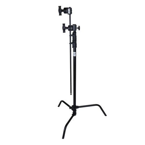 Kupo CL-30MKB 30" Black C-Stand Kit with Sliding Leg & Quick Release, including Grip and Arm