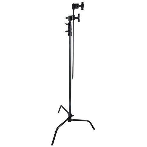 Kupo CS-40MKB 40" Black Sliding Leg C-Stand Kit with Grip Head and Arm