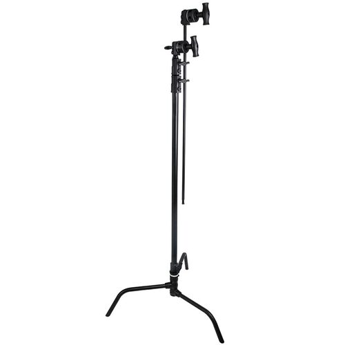 Kupo CT-40MKB 40" Black Master C-Stand Kit with Detachable Quick Release Turtle Base