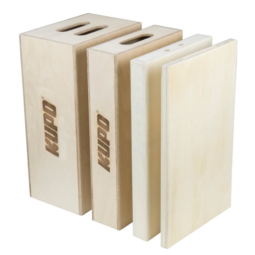Kupo KAB-015 Apple Box Set including Full, Half, Quarter and Pancake
