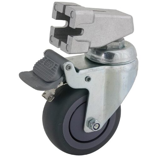 Kupo Dia. 80mm Caster with Brake with Square Adapter Set of 3